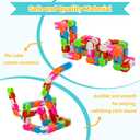 Wacky Tracks 30 Pack Snap and Click Fidget Toys Bulk for Party Favors Puzzles Goodie Bag ,School Students Gift Classroom Prizes Valentines Day Rainbow Toys for Kids,Teens