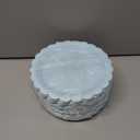 4 x 30 Pcs Light Blue Plates 7 Inch Baby Blue Scalloped Plates Disposable Dessert Plate for Wedding Baby Shower Birthday Party