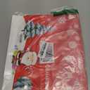 Christmas Tree Skirt 36 Inch - Red Plaid Snowflake Design, Soft Fabric Mat for Holiday Decorations, Fits Most Artificial Christmas Trees Storage Bag