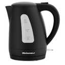 Elite Gourmet EKT8690 1.7L Electric Tea Kettle 1500W Hot Water Heater Boiler BPA-Free, Fast Boil, Water Level Window and Auto Shut-Off, Black