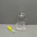 Aofmee 68oz Glass Pitcher for Fridge, 2 Liter Square Water Pitcher with Lid and Handle, Heat Resistant Tea Pitchers, Borosilicate Glass Carafe with Scale Line for Hot/Cold Beverage