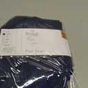 Royale Linens 100% Organic Cotton Twin XL Size Flat Sheet Only - Percale Top Sheets - Twin XL Flat Sheet Sold Separately - Lightweight & Super Soft 100% Cotton Navy Bed Sheets Only (66" x 102" Navy)