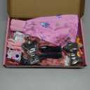 130 Pcs Doll Clothes and Accessories Kit, Including 4 Princess Gowns 8 Fashion Dresses 3 Tops 3 Pants 2 Bikini Swimsuits 20 Shoes 20 Accessories and Hangers for 11"-12" Dolls