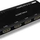 4K HDMI Splitter 1 in 4 Out for TV, Dual Monitors, Mirror Display - 3840x2160 60Hz, HDMI Splitter 1 in 2 Out,Not for Extend (4K 1in4 Out)