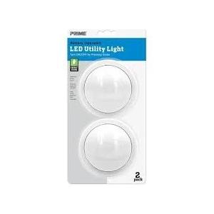 Prime LED Battery Operated Utility Light, 2 Pack