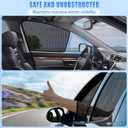 ZATOOTO Car Window Shades for Outback 2014-2021, Outback Sun Shade for Side Windows Breathable Mesh Car Window Screen for Camping, Protecting Your Baby from 99% UV Rays and Heat, Free-Glare