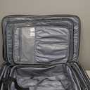 Travel Select Amsterdam Softside Expandable Rolling Luggage, Lightweight 2-Wheel Check-In Suitcase with Push-Button Handle, Navy, 29" Large