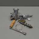 Manual Meat Grinder, Heavy Duty Aluminum Alloy Hand Meat Grinder with Table Clamp, Meat Mincer Sausage Maker for Beef Pepper Mushroom