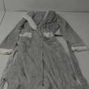 Ekouaer Robes for Women Soft Long Bathrobe Lightweight Fleece Shawl Collar Spa Robe Cozy Sleepwear with Pockets S-XXL (Large)