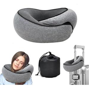 WEERSHUN Travel Pillows for Airplanes,2024 New Travel Pillow,Travel Neck Pillow Airplane Memory Foam Travel Pillow Neck Pillow for Traveling Suitable for Airplanes,Offices and Cars