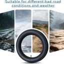 2-Pack 3.00-14 Motorcycle Inner Tube with Straight Valve - Also Fits 90/100-14, for Small Cruiser, Moped, and Some Dirt Bike Rear Tires