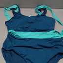 Yonique Two Piece High Waisted Swimsuits - Women Tummy Control Bikini Modest Bathing Suit 2PC 2025 Teal and Green L