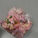 Geosar 120 Pcs Small Flowers for Crafts Spring Mini Faux Flowers Artificial Silk Fabric Floral Daisy Peony Floral Decorations DIY Wreath Accessories for Wedding Home Decor(Pink,Cozy Style)