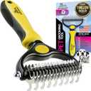 Pat Your Pet Deshedding Dog Brush For Shedding Cat Brushes For Indoor Cats, Double-Sided Cat Brush Deshedding & Grooming Tool For Long Haired And Short Haired Dogs, Skin-Friendly