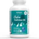 Jigsaw Health Alaskan Cod Liver Oil | 900 mg Omega-3s with EPA, DHA, and DPA | Includes Naturally Occuring Vitamins A & D | 180 Softgels | 60 Servings