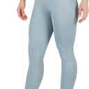 90 Degree By Reflex Womens Faux Leather Leggings Matte High Waisted High Shine Faux Leather Ankle Leggings (XXL)