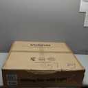 VOLISUN Low Profile Ceiling Fans with Light and Remote, 23.6in Fandelier Ceiling Fan with Light, 3000K-6500K Dimmable Flush Mount LED Ceiling Fan Lights, White Modern Ceilings Fan Lights for Bedroom