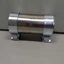 Peastorm 2.5 to 2.5 Inch Exhaust Adapter, 2.5" ID Exhaust Reducer Connector Pipe with Clamp