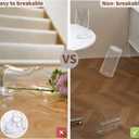 Clear Flower Vase, Non-breakable Vases, 6" W x 16" H, Acrylic Vase, Aesthetic Room Decor Cylindrical Modern Flower Vases for Table Centerpiece, Home Decor, Women Floral Arrangement Gift