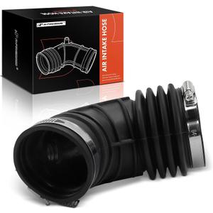 A-Premium Engine Air Intake Hose Tube W/Clamps [fits DOHC, 6Cyl 2.7L] Compatible with BMW [E30] 325e 1984-1987, 325e 1984-1987, 325es 1986-1987 & [E28] 528e 1982-1987, Replace# 13711285479