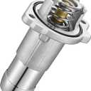 BDFHYK 902-847 Upgrade Aluminium Coolant Thermostat Housing Assembly Compatible with Hummer H3 H3T, compatible with Chevy Colorado, compatible with GMC Canyon 2.8L 2.9L 3.5L 3.7L Replace 12622316