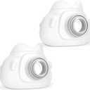 Timok Silicone Cushion for AirFit F40 Full Face Mask(2 Packs), Reliable Seal & Comfortable Fit with Original F40 Frame(M)