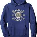 Vintage Negro League Baseball Black History Month Pullover Hoodie, L