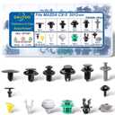 140pcs fits Mazda CX-5 Body Interior and Exterior Retainer Fastener Clip Assortment Hood Bumper Cover Fender Liner Retainer Door Trim Panel Clips Kit