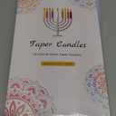 24 Colored Taper Candles, 7-8 Hours Burn Time, Unscented, Smokeless and Dripless, 0.75 x 10 Inch Dinner Candle Set for Household, Wedding, Party and Home Dcor Candlesticks