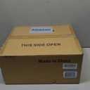 Gold Semi Flush Mount Ceiling Light Fixture, 3 Light Clear Globe Mid Century Modern Light Fixtures for Bedroom,Entryway,Hallway,Living Room,Kithcen,Dining Room