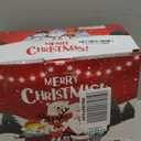 5 Ft Christmas Inflatable Dinosaur with Santa, LED Lights, Indoor Outdoor Holiday Yard Decor, Green T-Rex with Gift Box