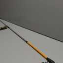 Lews Hypersonic Spinning Reel and Fishing Rod Combo, IM6 Graphite Rod with Fast Action, 3+1 Bearings, 5.1:1 Gear Ratio, Speed Lube, Orange/Gray (7'0")