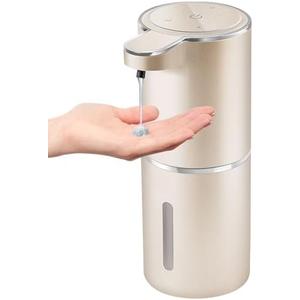 Gotofine Automatic Liquid Soap Dispenser,4-Level Adjustable, Wall Mount,USB Rechargeable,12.8oz/ 380ml,Touchless Hand & Dish Soap Dispenser for Bathroom, Kitchen,Hotel, Restaurant
