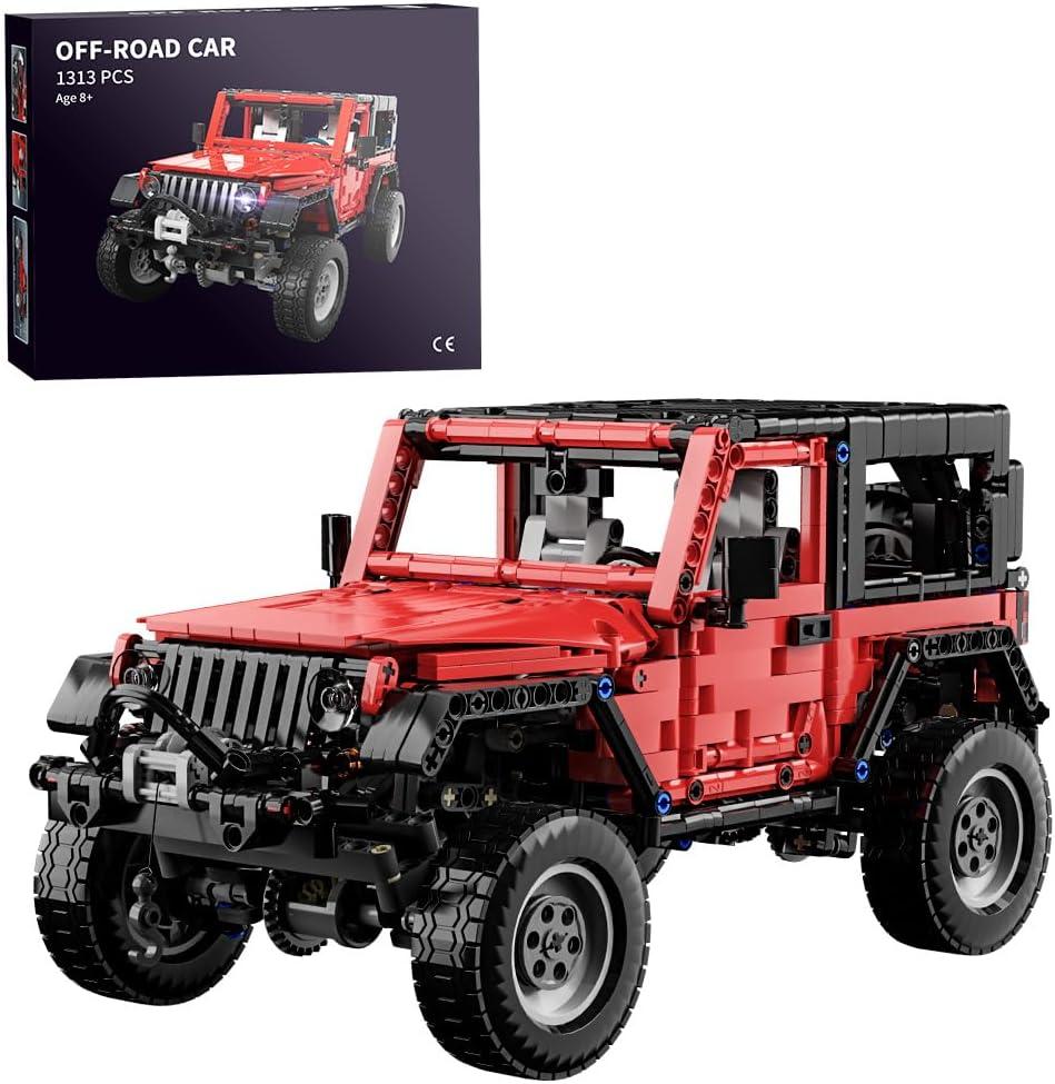 RiceBlock Off-Road Vehicle Model Building Setfor Adult Challenging, Car Building Toys Boys Aged 8 and Above, 1287 Pieces