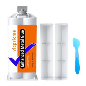 5-Minute Metal Glue - Heavy Duty Waterproof Epoxy Adhesive for Metal, Stainless Steel, Aluminum, Plastic, Wood, Ceramic. Quick Set, High Strength Repair Glue,5Min 1pcs
