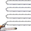 4 Pack 16 Inch Chainsaw Chain Fit Stihl .325" Pitch .063" Gauge 62 Drive Links, Replacement Chains Fit STIHL 025 MS250 MS251 MS230 MS241 and More, 26RM3 62, L62