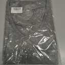 Womens Cap Sleeve T Shirts V Neck Casual Tops Oversized T-Shirt Summer Trendy Lightweight Loose Fit Basic Tees (Gray, M)