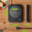 VOBAGA Coffee Mug Warmer for Desk with Auto Shut Off & 3-Temp Settings, Coffee Cup Warmer with Smart Safety Alert Home Office Accessory, Perfect for Coffee, Tea, Milk (Mug for Display) (Black)