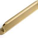 Champagne Bronze Zinc Alloy Cabinet Handle with Backplate - 7.56''(192mm) Hole Center Cabinet Pull Hardware for Bedroom, Kitchen, 2 PackG013