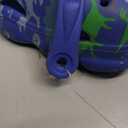 INMINPIN Kids Cute Clogs Cartoon Garden Shoes Boys Girls Slides Slippers Indoor Outdoor Children Water Shower Beach Pool Sandals (1-1.5 Big Kid, Blue)