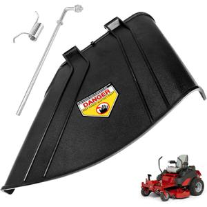 AMTHKNO 137-7046 Deflector Chute for Toro Exmark Quest Time-Cutter E-Series 42" Mower 75742W 74705 75742TA 75748 75749 SW4200 ZS4200S 75742 74665 74667 74677 74711, Inclusion Mounting Hardware