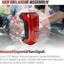 LED Tail Light Assembly Compatible with Toyota Tundra 2022-2026 Left Side