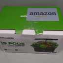 Ahopegarden Hydroponics Growing System Herb Garden: 10 Pods Indoor Garden Kit with LED Grow Light and Smart Temp & Humidity Display - Plant Germination Kit for Home Kitchen