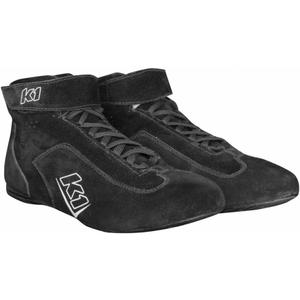 K1 Race Gear K1 Challenger Nomex Adult Auto Racing Shoes - SFI 3.3/5 - Black - Size 8