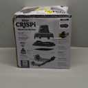 Ninja Crispi 4-in-1 Portable Glass Air Fryer Cooking System, 1500W, 4QT & 6-Cup TempWare Glass Containers with Storage Lids, Microwave, Freezer & Dishwasher Safe, Cyberspace Gray, FN101GY
