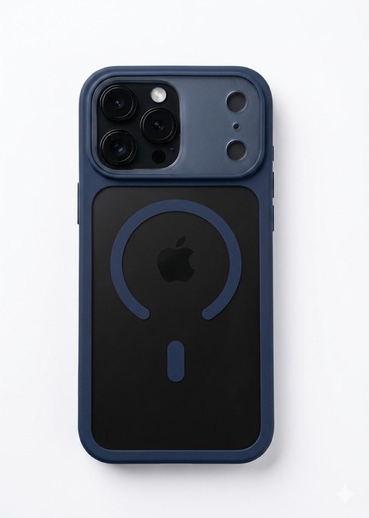 SUPFINE Magnetic for iPhone 17 Pro Max Case (Compatible with MagSafe)(Military Grade Drop Protection) Translucent Matte Shockproof with Anti-Fingerprint Phone Cover, Deep Blue