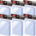600 Counts Card Sleeves TopLoaders for Trading Cards, Soft Clear Baseball Card Sleeves Plastic Card Protector for Standard Cards Fit for MTG, Football Card Sports Cards Game Card Standard Cards