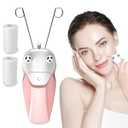 Pink Facial Threading Hair Removal Electric Women's, USB Rechargeable Electric Hair Removal Device, Faces Delicate Device Depilation for Fine Hairs on Face, Chin, Upper Lip, Arms
