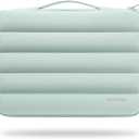 DOMISO Laptop Case Laptop Sleeve Cover for 16 inch MacBook Pro M4/M3/M2/M1 Pro/Max A3403 A3186 A2991 A2780 A2485 A2141,Compatible with 15.6 inch HP Lenovo Dell XPS 16 with Scalable Handle,Mint Green