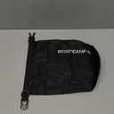 MONTCAMPER 30D Nylon Waterproof Storage Sack for Camping, Hiking and fishing- Roll Top Closure-Portable Waterproof Dry Bag-Keeping Luggage Dry and Organized(5L/Black)